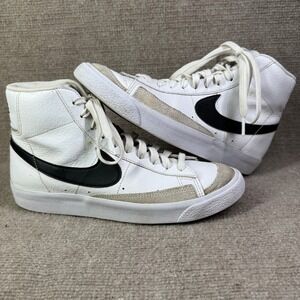 Nike‎ Blazer Mid 77 Kids Size 7Y White Black DA4086-100